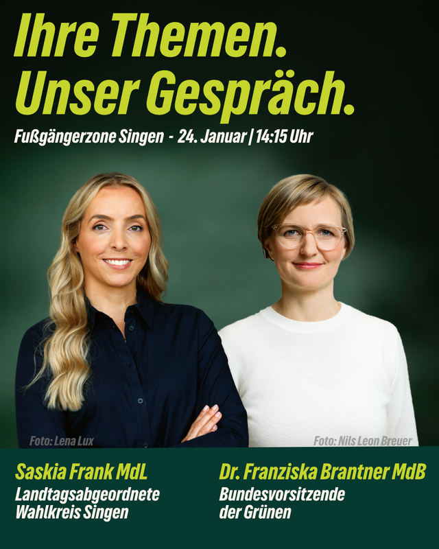 Mit Franziska Brantner im Gespräch