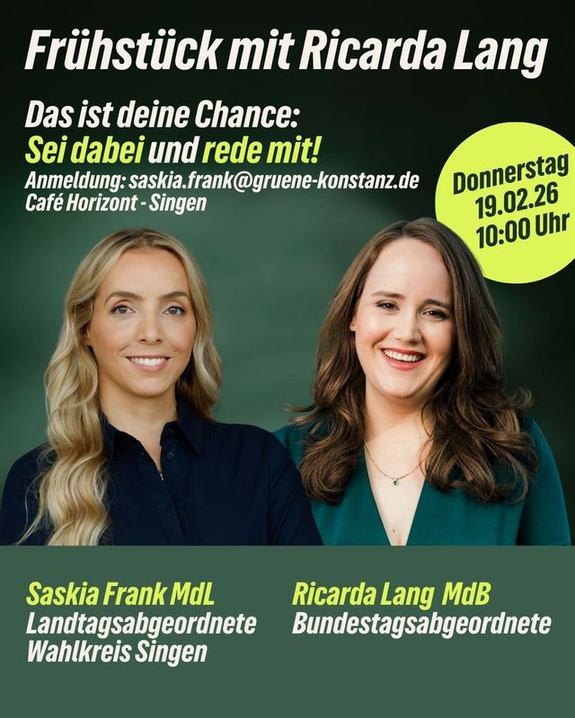 Frühstück mit Ricarda Lang MdB